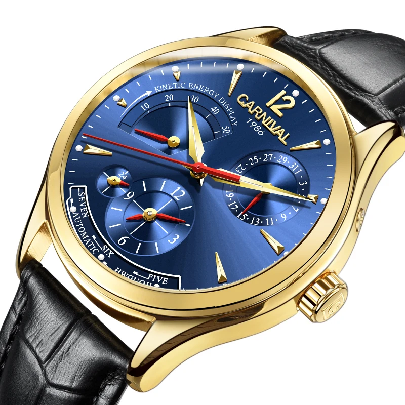 relogio masculino Carniva Brand Luxury Watch Men Sapphire reloj hombre Luminous Waterproof Automatic Mechanical Watches Men 5