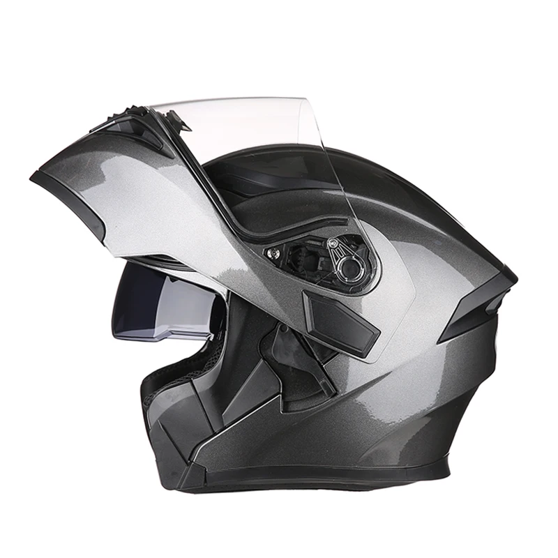 Флип мотоциклетный шлем для гонок модульный двойной объектив мотокросса шлем полный лицо шлемы мотомотошлем шлем - Цвет: a3