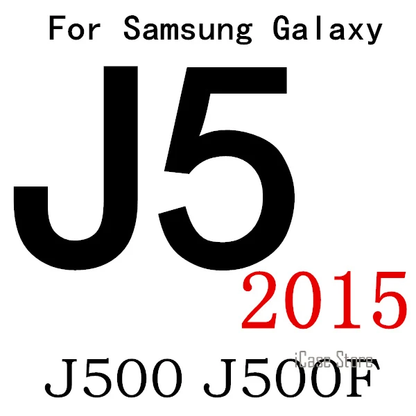 For Galaxy J5 J500F Закаленное Стекло для samsung Galaxy S3 S4 S5 NEO S6 J7 J5 J3 J1 Core J2 Prime G360 G361F Grand Prime VE G530 G531F G531H - Цвет: For Galaxy J5 J500F