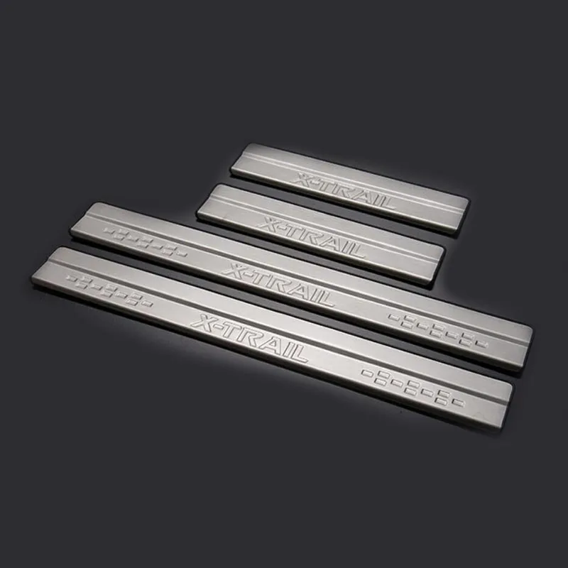 

Stainless Steel Door Sill Scuff Plate Welcome Pedal Trim Car Styling Accessories Fit For Nissan X-Trail T32 2017 2018 2019