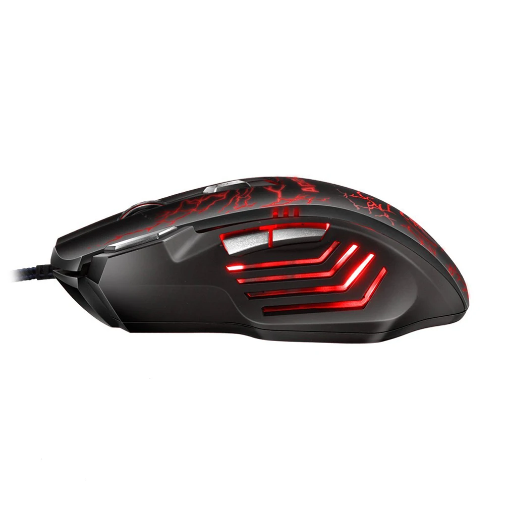  APEDRA A7 USB Optical Mouse 7 Button Computer Pc Mouse Wired Gaming Mouse 3200DPI for CS DOTA LOL G