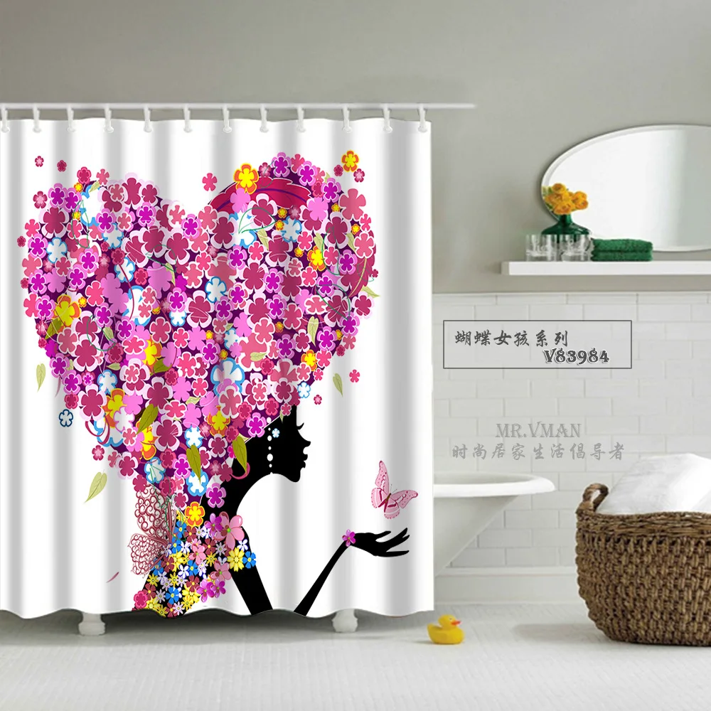 Buy Good Quality Beautiful Girl Printed Shower