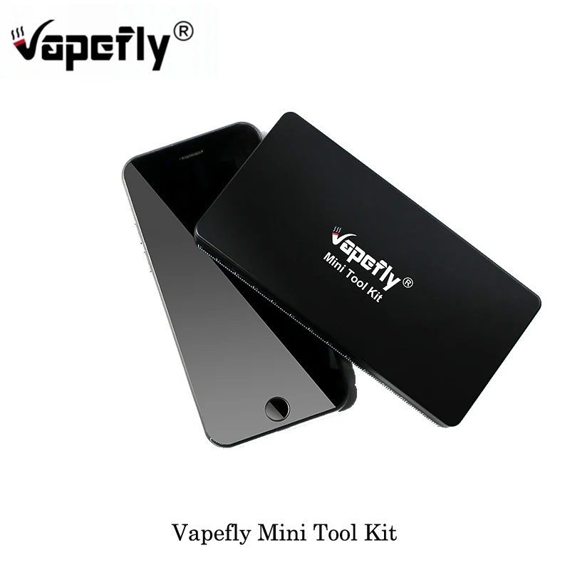 

Electronic Cigarette Vapefly Mini Tool Kit Vape DIY Tool Bag Tweezers Pliers Wire Heaters Kit Coil Jig Winding For Packing Tank