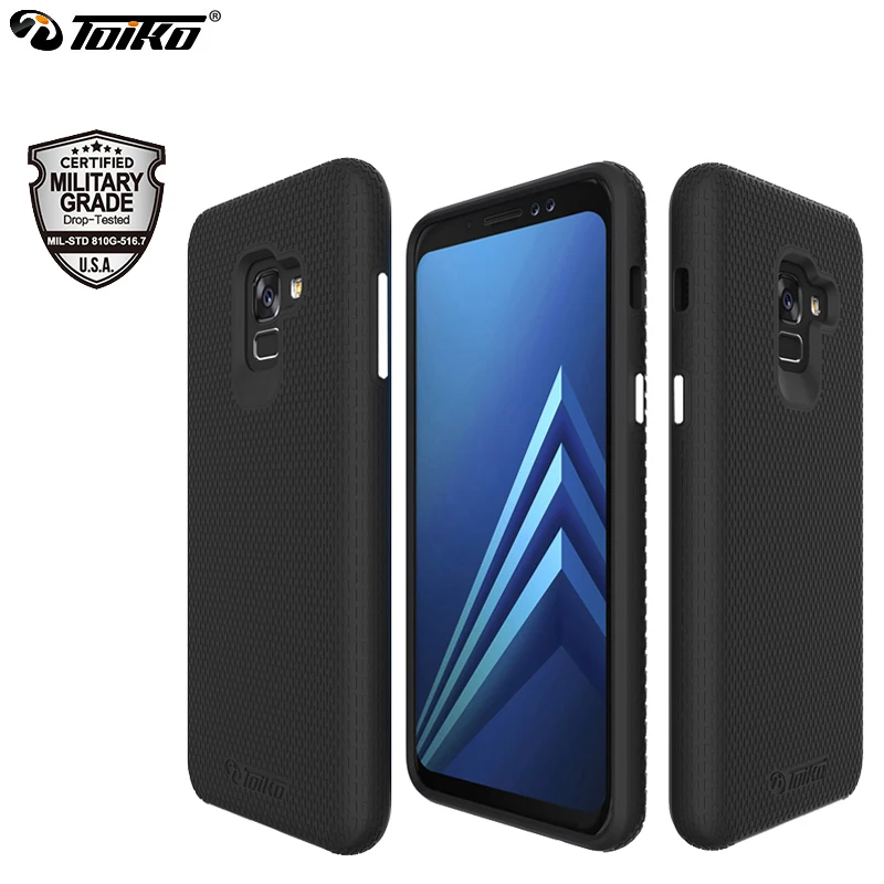 

TOIKO X Guard Dual Layer Case for Samsung Galaxy A8 Plus 2018 Cover 2 in 1 Shockproof PC TPU Hybrid Phone Shell Protective Armor