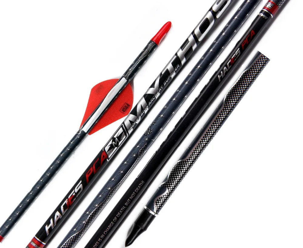 Günstig PG1ARCHERY 6 12 24 PK 30 Zoll Carbon Pfeil Praxis Jagd Pfeile mit Abnehmbare Tipps für Verbindung   recurve Bogen Wirbelsäule 400