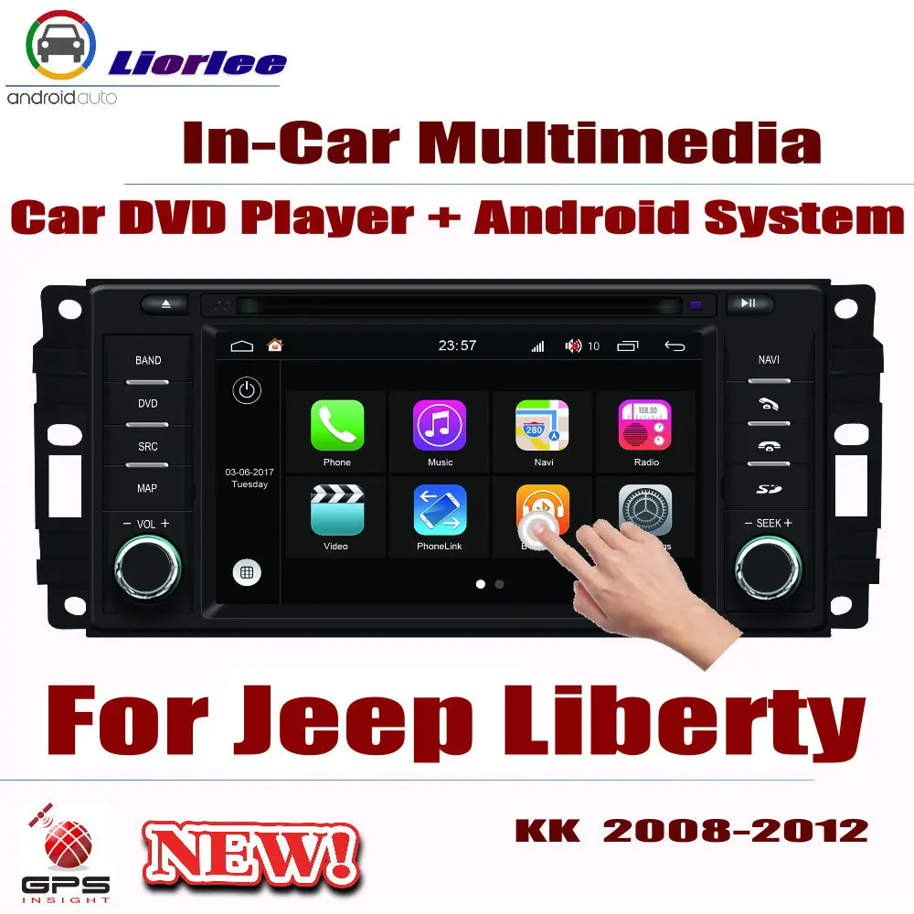 

Car Radio DVD Player GPS Navigation For Jeep Liberty 2008~2012 Android HD Displayer System Audio Video Stereo In Dash Head Unit