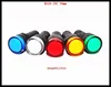 10-20 pcs/Lot Mixed Color AC/DC 12V,24V,110V, AC220V AD16-16C 16mm Mount Size LED Power Indicator Signal Light Pilot Lamp ► Photo 2/3