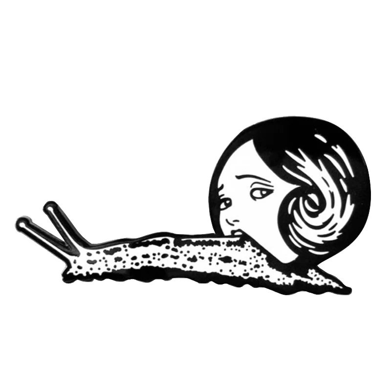 Эмалированная булавка Junji Ito Slug Girl