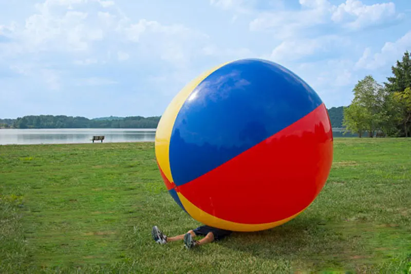 200 см супер большой гигантский надувной пляжный мяч, летняя спортивная игрушка, детские игровые вечерние шары, воздушный шар для отдыха на открытом воздухе B38001