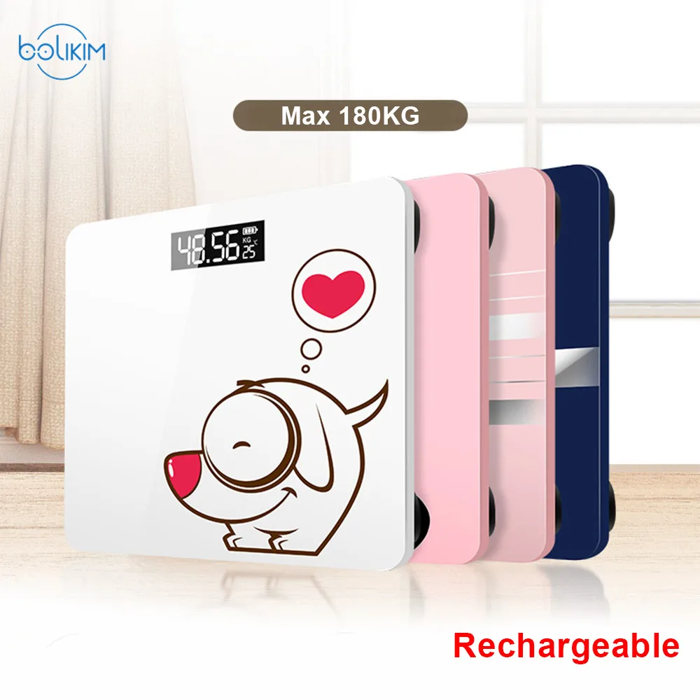 

Electronic Weight Scale Adult Healthy Human Body Scale USB Rechargeable Reduce Weight Loss Meter