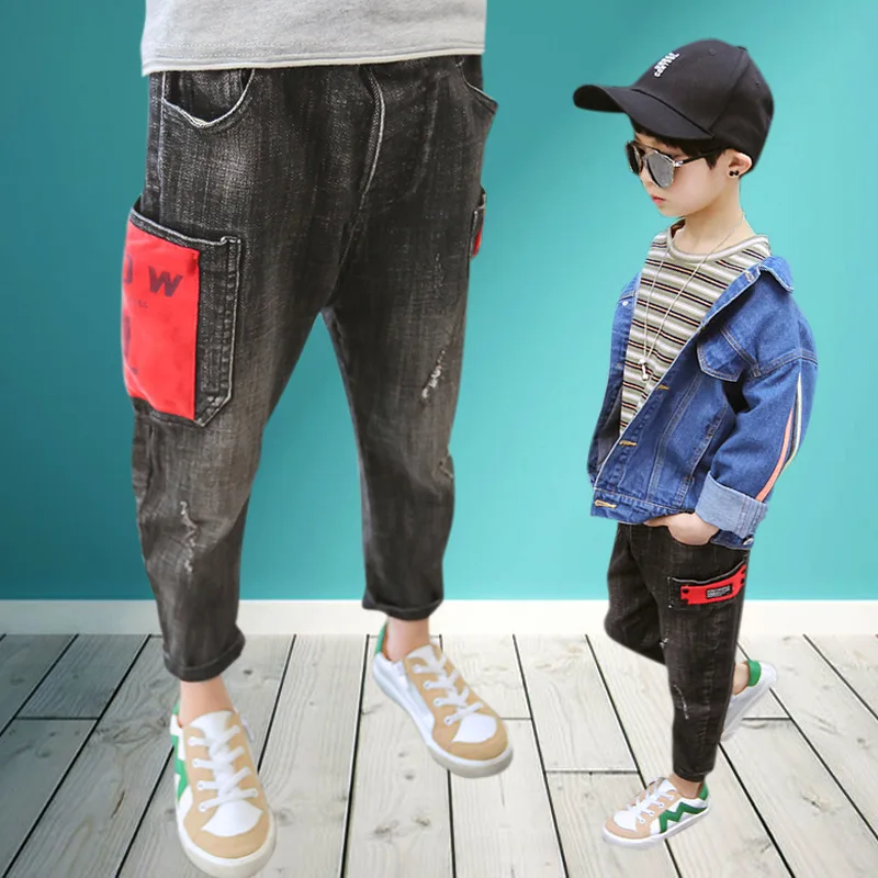 New boy jeans. jeans boy for 5 to 14 years old children wear fashionable style and high quality