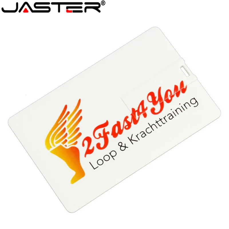 Кредитная карта с логотипом JASTER usb 2 0 4 ГБ 8 16 ГБ|USB флэш-накопители| |