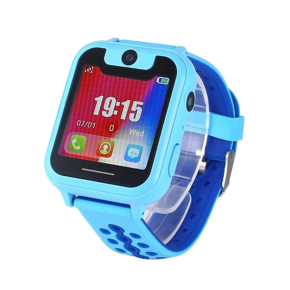 

S6 Children Anti Lost Smart Watch Support Phone SOS GSM GPRS SMS SIM Camera Route Track Playback 1.54 Inch Touch Screen LED