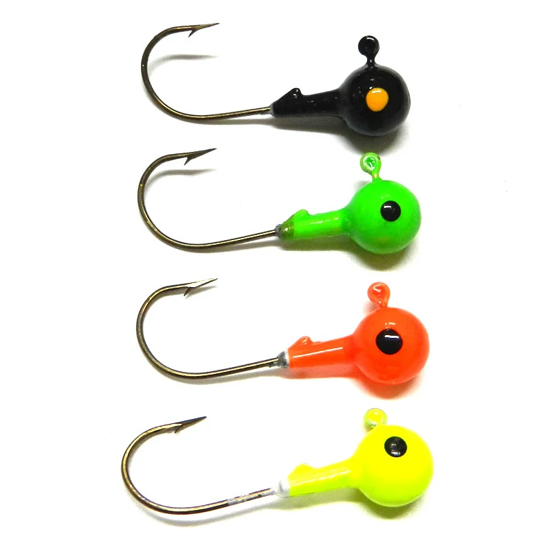 

HENGJIA 10pcs Set 5 Color High Carbon Steel Lead Hooks 1g 3.5g 5g 7g 10g Lure Hook