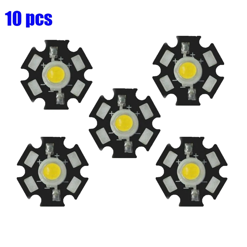 

10pcs/lot 1W 3W LED Heat Sink Aluminum Base Plate PCB Board Substrate 20mm DIY LED Parts for LED Flashlight LED Bulb Spotlight
