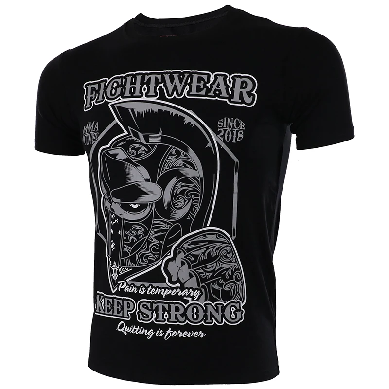 Компрессионные футболки ROLLHO MMA Rashguard мужские быстросохнущие боксерские рубашки с