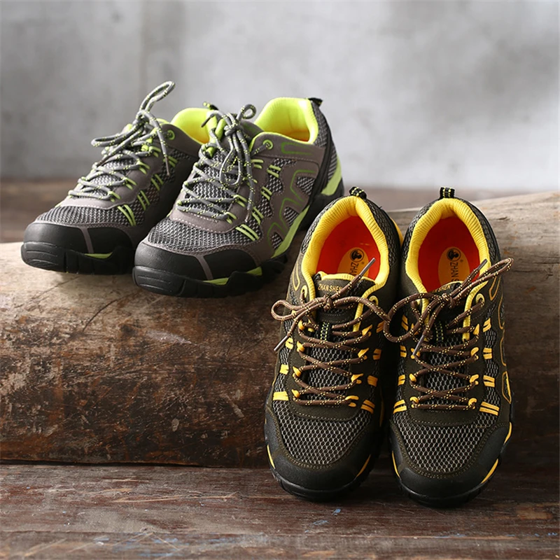 

Outdoor Trekking Hiking Shoes Men Casual Non-slip Wear Resistant Breathable Sneakers Men Camping Climbing Shoes Tactical Boots