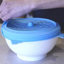 Универсальные силиконовые крышки вакуумное уплотнение всасывающая крышка уплотнитель чаша горшок силиконовая крышка кухонные аксессуары