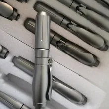 Серебряная ручка гиалуроновой кислоты высокого давления Высокая плотность металла для против морщин подъема губ гиалурон пистолет распылитель гиалурон ручка