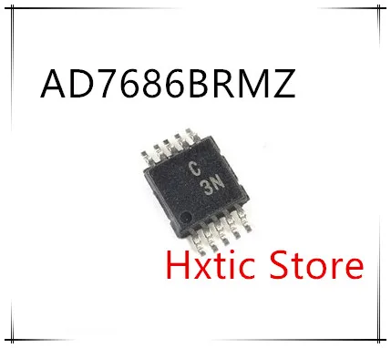 NEW 10PCS LOT AD7686BRMZ AD7686BRM AD7686 MARKING C3N MSOP 10 IC