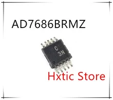 NEW 10PCS/LOT AD7686BRMZ AD7686BRM AD7686 MARKING C3N MSOP-10 IC