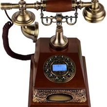 IDS-930 домашний телефон античный электрический набор Модный Деревянный винтажный телефон