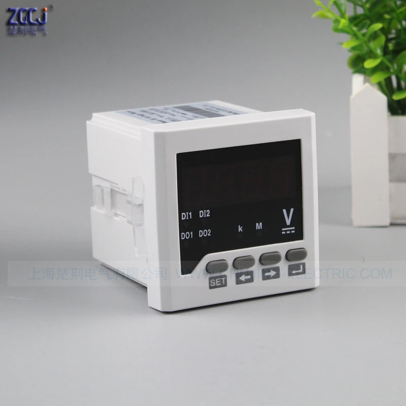 

DC 0-450V digital DC voltage panel meter with analog output AC/DC 85-265V voltmeter with 0-20mA / 4-20mA DC / 0-10V /0-5V output