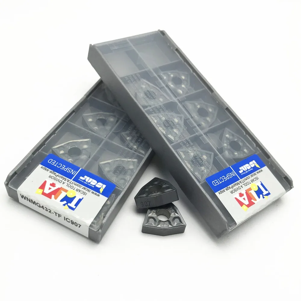 

Iscar WNMG080408 TF IC907 External Turning Tool Carbide Insert Lathe Tool WNMG080408 TF IC908 Turning Insert