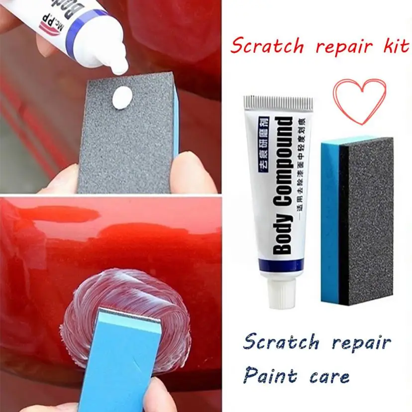 Auto Lucidatura Composto il Corpo di Cera Vernice Graffi Kit di Riparazione rimuovere allegati testardo di catrame di colla di colore di DIY difetti di verniciatura