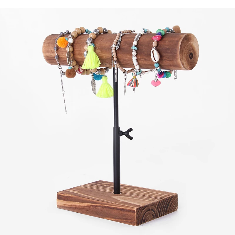 Chain Bracelets Pendant Display Stand Wood Bracelets Display Holder