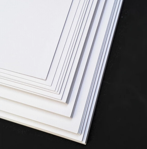 a4 300gsm plain white matte thick paper blank cardstock cardboard white cardboard sheets
