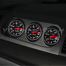 Автомобильные аксессуары из углеродного волокна M7 стиль тройной Gauge Pod подходит для 2008-2012 Evolution EVO 10 EVO X RHD тройной Gauge Pod