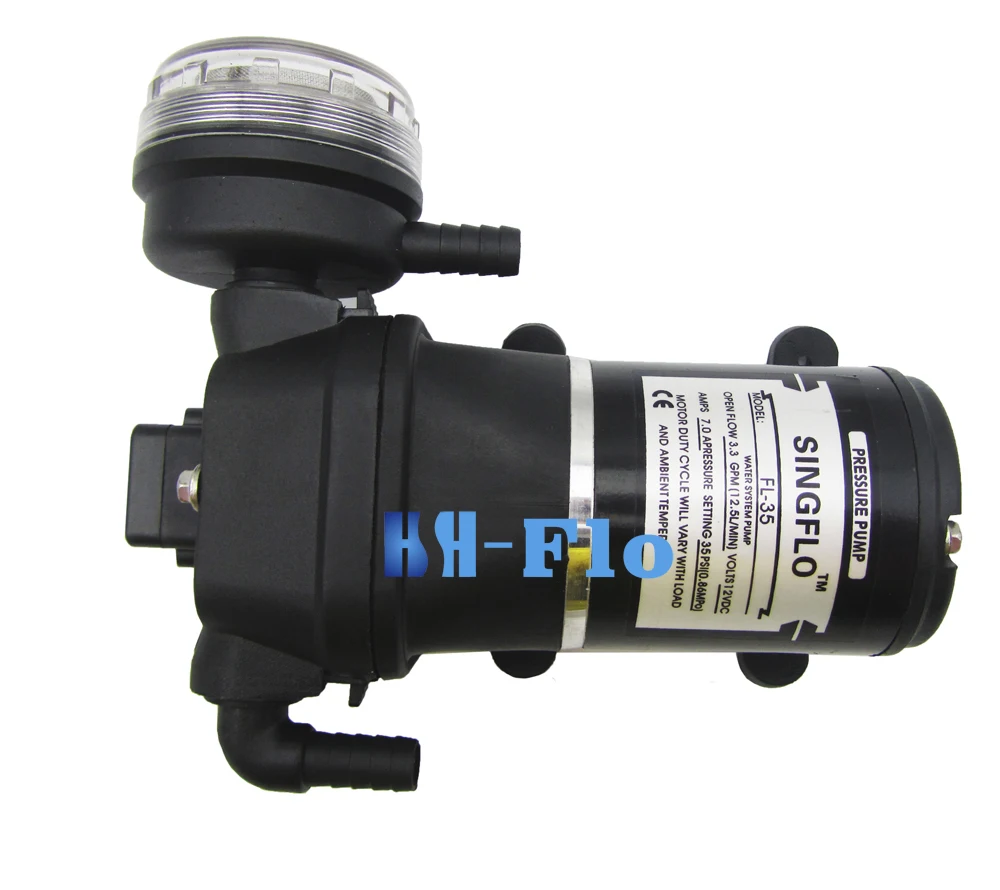 HSH Flo FL 35 12.5L/min 35psi 12v dc high flow automatic water pump for