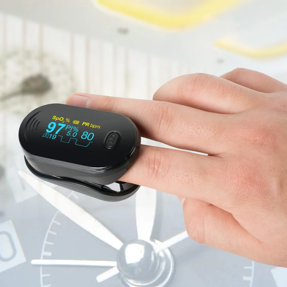 

Oximetro De Dedo Finger Pulse Oximeter Blood Oxygen Saturometro SPO2 PR Oxymeter De Pulso Portable Saturator Pulsioximetro