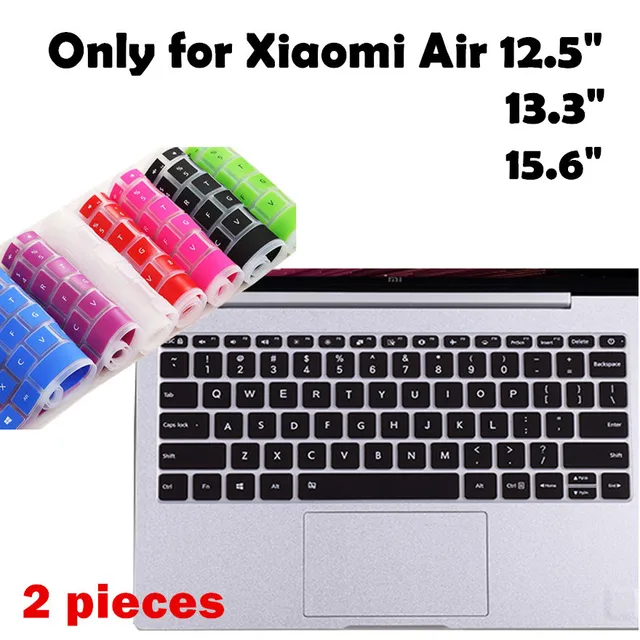 2 Pieces Washable Laptop Keyboard Cover For Xiaomi air 12.5 13.3 Mi Pro