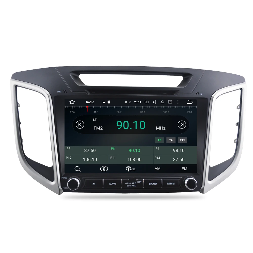 Best IPS Android 9.0 Car Stereo DVD Radio GPS Navigation Player For Hyundai ix25 Creta 2014-2018 Video Multimedia  Bluetooth Headunit 3