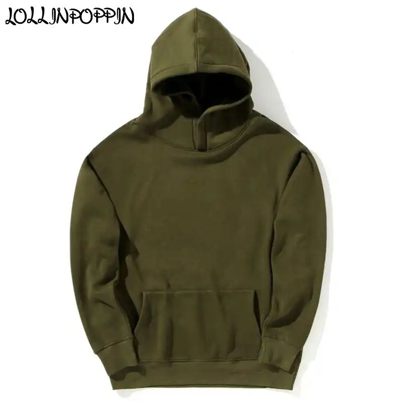 olive green hoodie