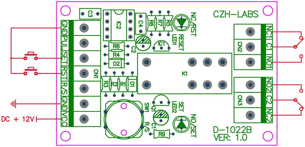 D-1022B_duble switch indicate