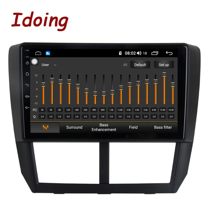 Idoing 1Din " Автомобильный Радио gps мультимедийный плеер Android 8,1 для Subaru Forester 2008-2012 4G+ 64G Восьмиядерный навигатор быстрая загрузка