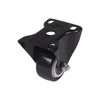 4Pcs 1.6 Inch Dia Heavy Duty 200KG Black Polyurethane Fixed Castor Wheels Trolley Furniture Caster ► Photo 3/6