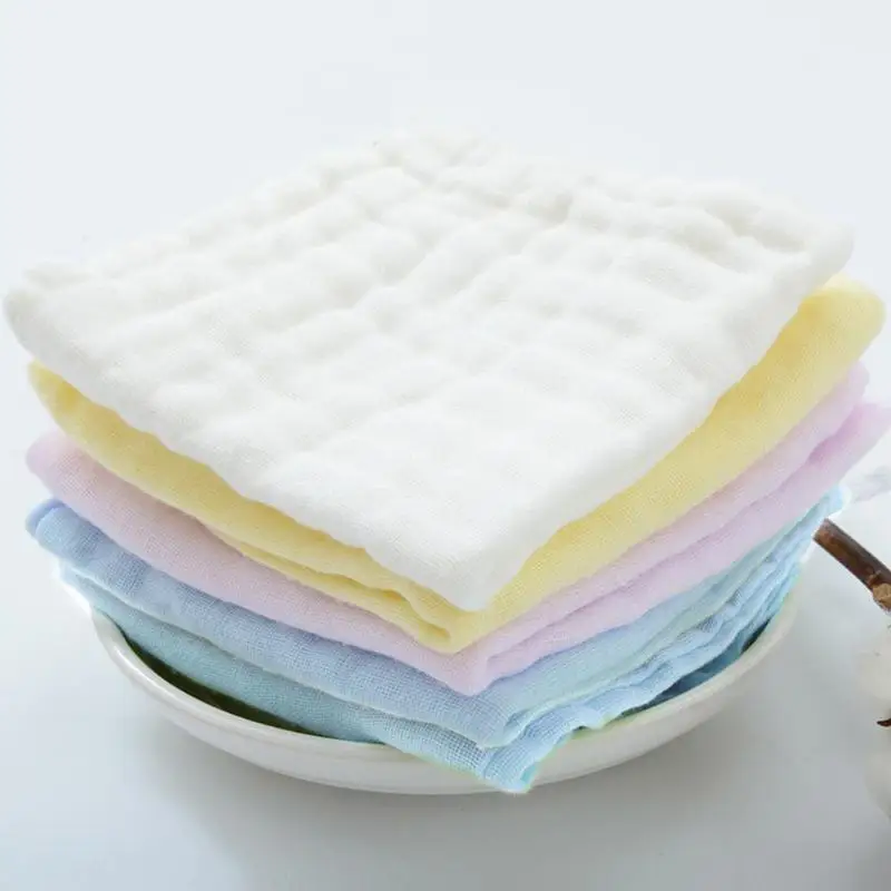 

30*30 CM Infant Newborn Baby Towel stuff Soft Cotton Gauze Saliva Nursing Towel Handkerchief Reusable Bibs Baby Care Accessories