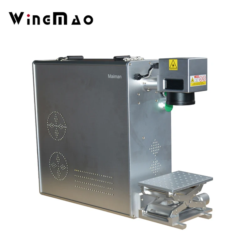 20w Knife Date QR Code Laser Marking Machine on Stainless Steel Knife