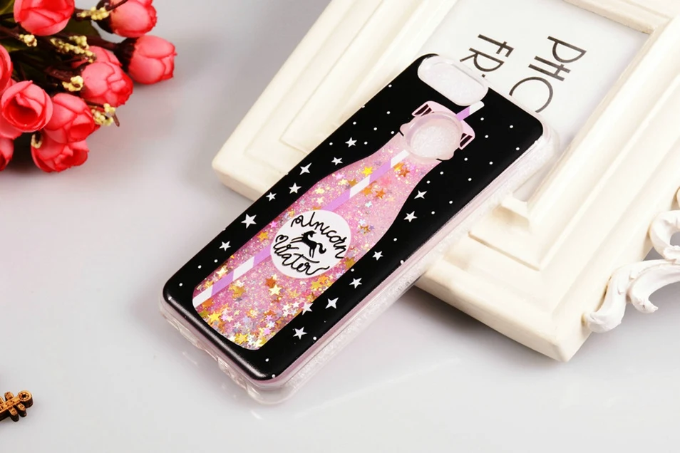 Icoque Glitter Cases for Huawei Nova 2 Case Silicon Cute Cover Women Luxury Coque Girl Soft TPU Pink Funda for Huawei Nova2 Case (2)