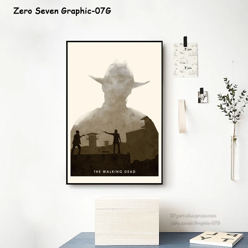 

Tv Drama The Walking Dead Canvas Painting Posters And Prints Living Room Bedroom Office Wall Art Pictures Home Decoration Poster