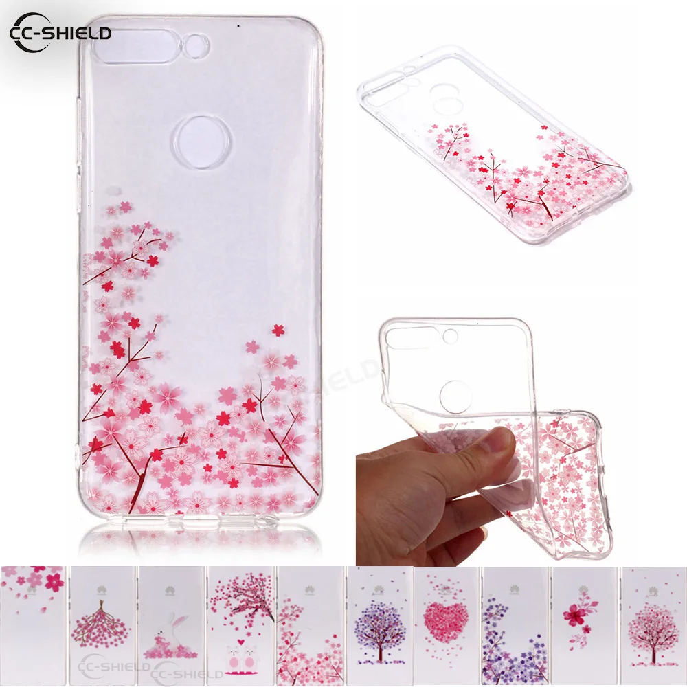 

TPU Soft Case for Huawei Honor 7C Pro 5.99'' LND-L29 Painting Phone Case for Huawei Honor 7 C Pro LND L29 Silicone Phone Coque