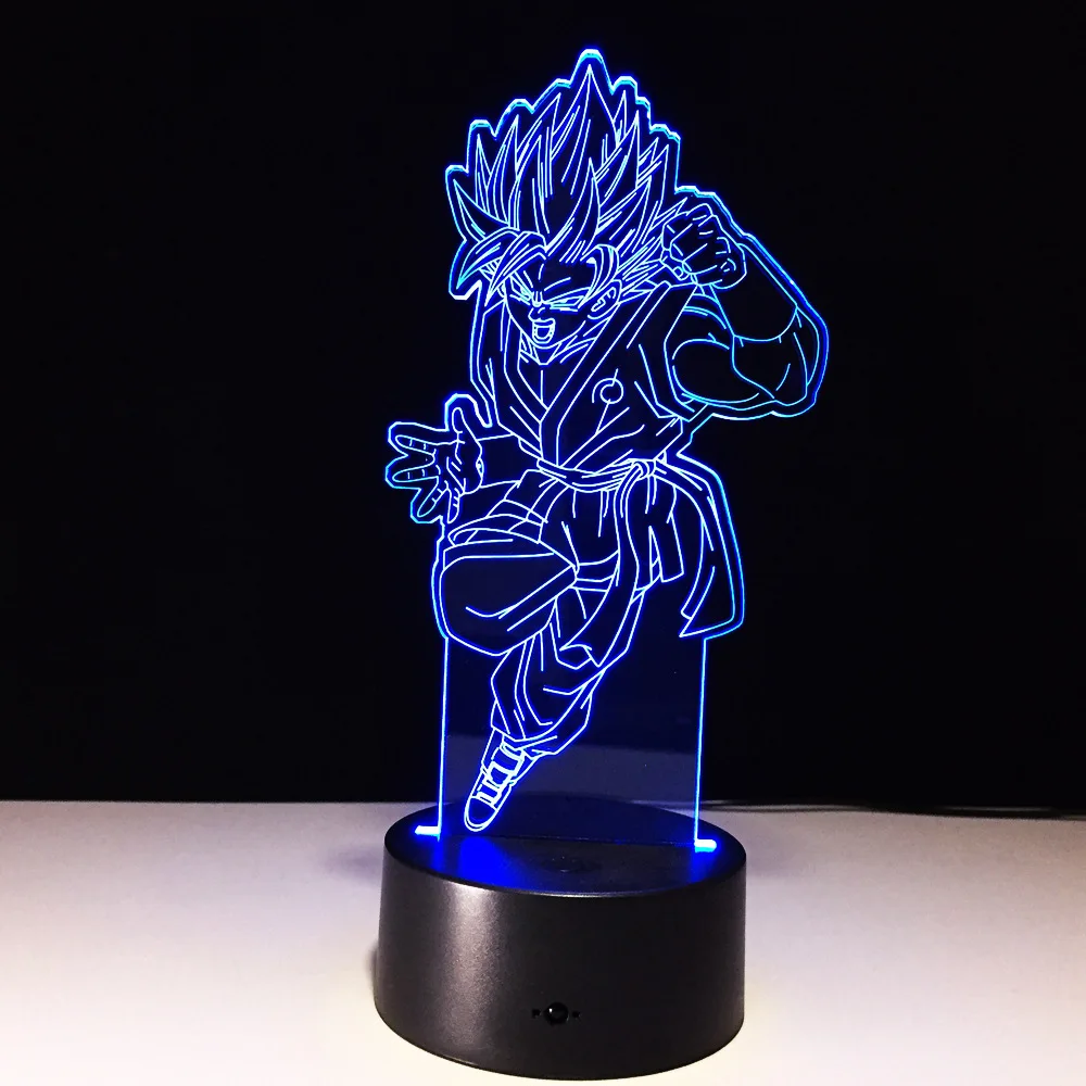 Dragon Ball 3D Usb Led ночные светильники Lemonbest светодиодный ночник батарея мини