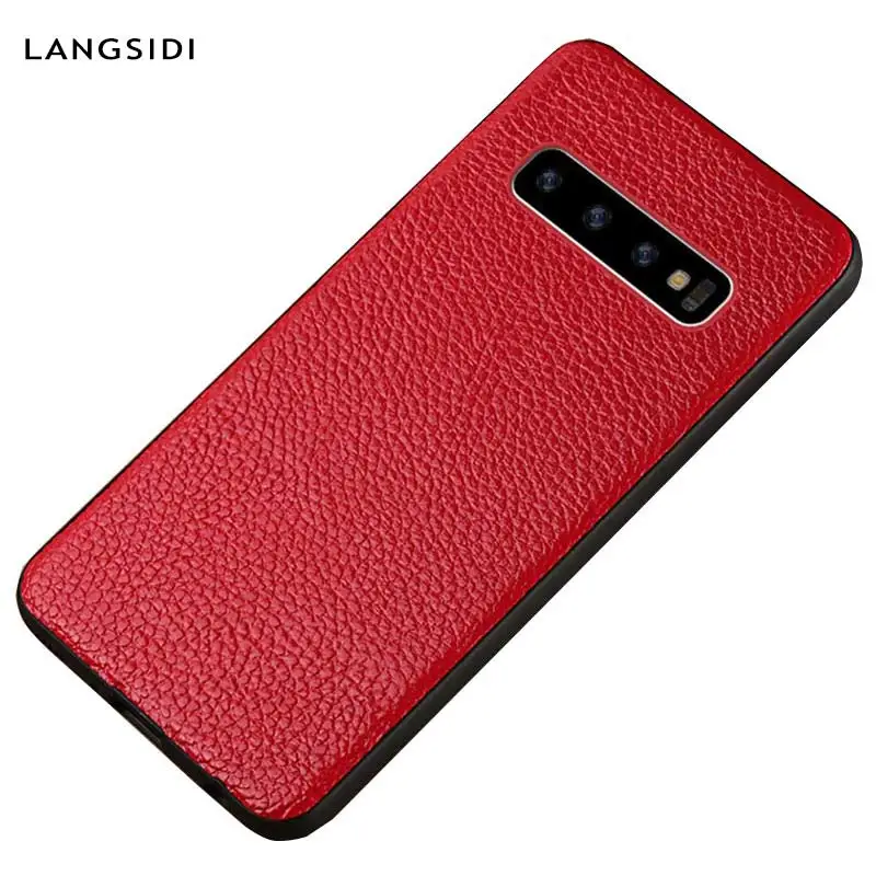 Чехол для телефона из натуральной кожи samsung Galaxy s10 S20 Ultra S7 S8 S9 Plus A70 A50 A51 A8 A7 2018 Note 10 9