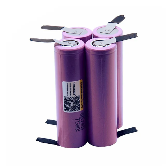 

4PCS New Original Liitokala 18650 2600mAh battery ICR18650-26FM Li-ion 3.7 V rechargeable battery+ DIY Nickel sheet