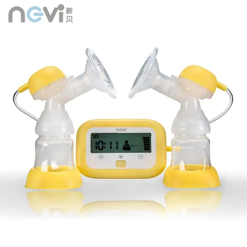 

Ncvi New Large Suction Double Electric Breast Pump Baby Feeding BPA Free Breast Milk Pump XB-8636 Free Shipping