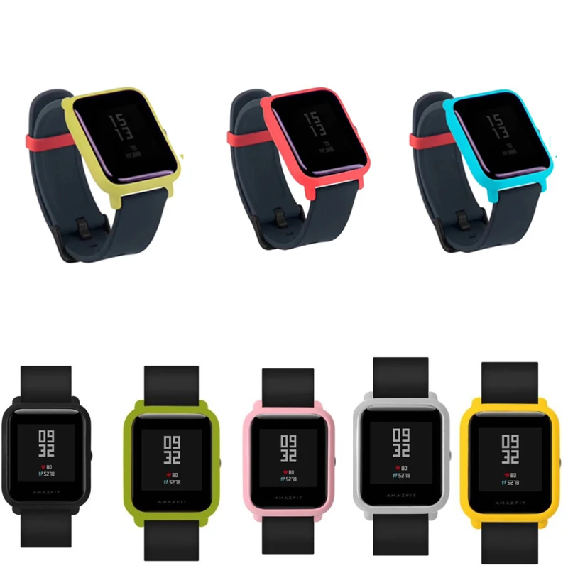 Новинка года рамки PC чехол для Xiaomi Amazfit Bip бит темп Lite Молодежные часы защиты в виде ракушки Huami Amazfit часы